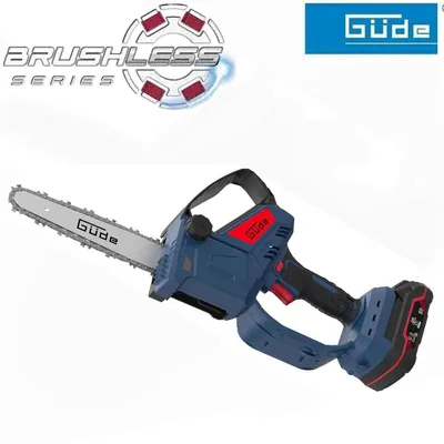 Produktbild von Güde  Minikettensäge GMK 18 mit Akku 2.0 Ah + Ladegerät, Astkettensäge 18V