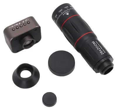 Immagine prodotto di Fotocamera monoculare con zoom ottico 18x, registrazione video HD, scatto fotografico, obiettivo telescopico portatile