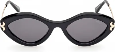Image de Lunettes de soleil pour femme Pucci EP0223, noir brillant, 54/21/140