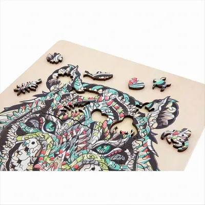 Obrázok produktu pre Drevené puzzle Tiger 132 dielikov