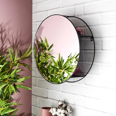 Produktbild von Draht-Spiegelregal 45 cm