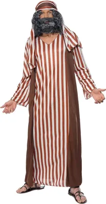 Image de Smiffys - Costume de berger SM3458 (taille unique) (Marron/Blanc)