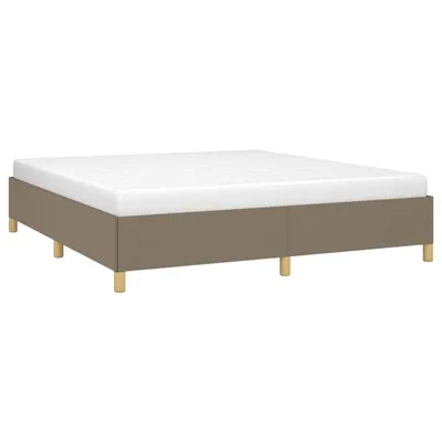 Produktbild von "2026 Aktion"Boxspringbettgestell - CLORIS - Doppelbett - Robust und langlebig - Taupe 160x200 cm - Einfache Montage -  Stoff - DEMöbel7839200