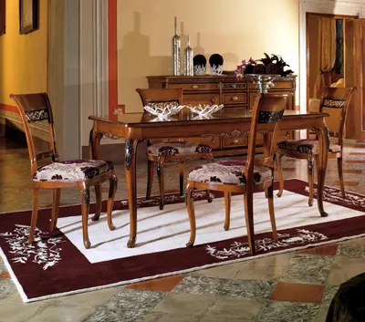 Produktbild von Esstisch Tisch Möbel 4x Stuhle Set 5tlg. Gruppe Design Esszimmer Garnitur Neu