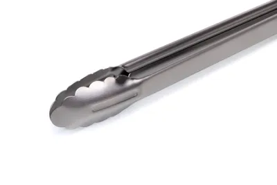 Zdjęcie produktu dla XXL szczypce do grilla, bardzo długie, 56 cm, BBQ, stal nierdzewna + klucz do butli gazowej, camping