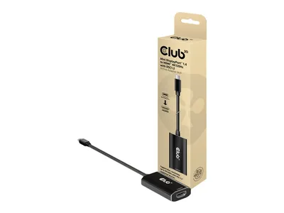 Image de Club 3D CAC-1186 Adaptateur Club3D MiniDisplayPort > HDMI 2.1 HDR 4K120Hz actif retail