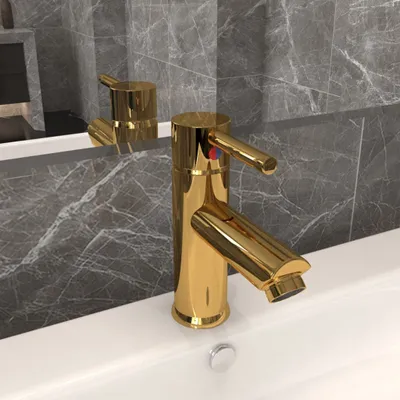 Obrázek produktu pro The Living Store umyvadlová baterie Golden 130x176 mm