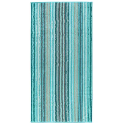 Produktbild von Cawö Duschtuch Unique Streifen 944 Farbe türkis Größe 70x140 cm