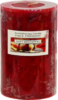 Produktbild von Stumpen-Duftkerze | Bratapfel | H 72 x Ø 73 mm