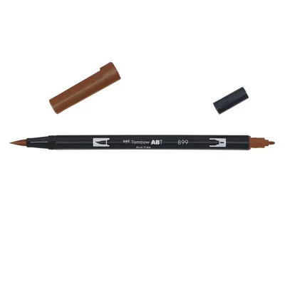 Zdjęcie produktu dla Tombow ABT-899ABT Pióro z podwójnym pędzelkiem 899 redwood