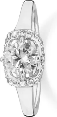 Produktbild von Ring 52 - silberfarben - Sterlingsilber Zirkonia