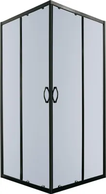 Produktbild von Kerra Tiara Square 80x80 Duschkabine ohne Duschwanne, 6mm ESG Sicherheitsglas, Graphitglas, mit KERRA PROTECT Schutzschicht