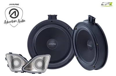 Produktbild von Alpine Adventure Audio 2-Wege Komponenten-Lautsprecher Volkswagen T6.1