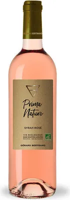 Produktbild von Prima Nature Syrah vin rosé vegan sans sulfites ajoutés 2023 75cl