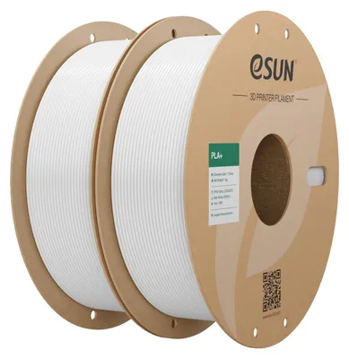 Zdjęcie produktu dla Filament eSUN PLA+, 1.75mm, biały, 2 kg