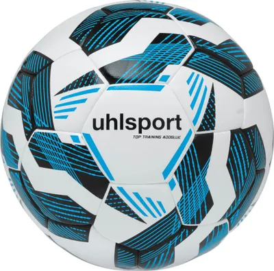 Immagine prodotto di Pallone da allenamento Uhlsport Fairtrade Top Training Addglue - Bianco / Nero / Blu