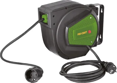 Obrázek produktu pro Samonavíjecí prodlužovací kabel, buben Procraft EK25N