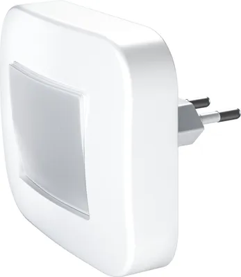 Image de OSRAM veilleuse avec fonction bascule, capteur de lumière du jour, 3000K, 3lm, 0,2W, plug-and-play, blanc, pour chambre d'enfant et zone d'habitation
