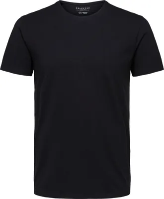 Produktbild von Herren SELECTED Einfarbiges T-Shirt Rundhals Basic Shirt SLHNEWPIMA |