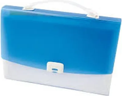 Produktbild von Fächermappe A4 13 Fächer blau 5902156005142