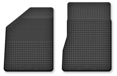 Image de Tapis avant en caoutchouc pour Renault Grand Scenic III 2009-2015 – 2 pièces, noirs, semi-universel, adapté