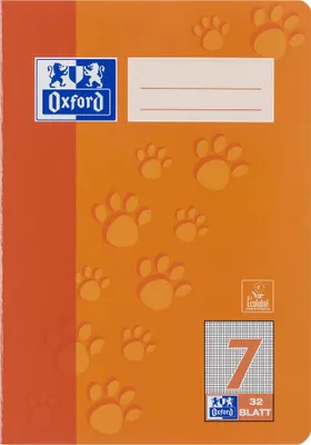 Produktbild von Schule Schulheft A5 32 Blatt Lineatur 7 (kariert 7 mm) 90 g/qm Packung mit 10 Stück