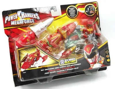 Immagine prodotto di Hasbro Power Rangers Sky Brothers Zord veicolo con ranger rosso