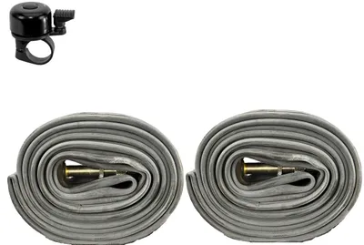 Immagine prodotto di 2 camere d'aria per bicicletta Schwalbe DV7A   20" incl. campanello per bicicletta maxxi4you