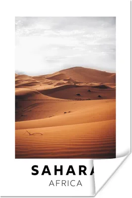 Produktbild von MuchoWow® Poster Sand - Afrika - Natur 20x30 cm - Papierdruck