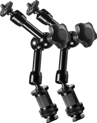Produktbild von Walimex pro Swivel Arm Magic DSLR-Gelenkarm Stativ Auslegearm 18 cm 2-er Set für Videostative, Rigs und Dolly