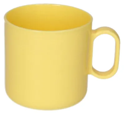Produktbild von Plasticforte unzerbrechlich Trinkbecher - Kunststoff - 320 ml - gelb - Kinder - Camping