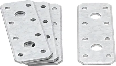 Image de KRAFTMANN 80784 Raccord plat 100x35x2,5 mm, 4 pcs.