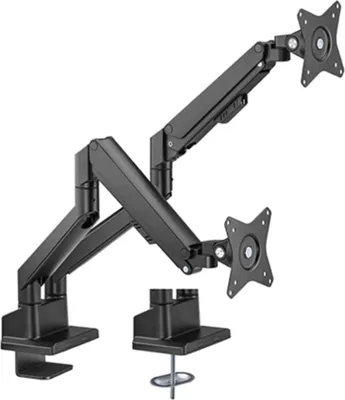 Immagine prodotto di Supporto per monitor Brateck LDT62-C024 due bracci affiancati con montante a gas