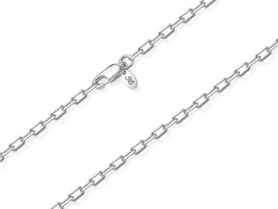 Produktbild von SILBERKETTEN STORE Ankerkette 2,9mm - 925 Silber, Länge von 38-100cm wählbar - 45cm
