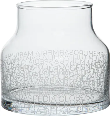Produktbild von Räder Glasvase Botanische Namen ,D.14cm, H.13cm