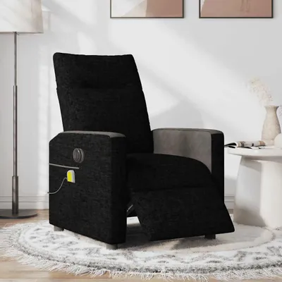 Produktbild von vidaXL Massagesessel Elektrisch Schwarz Stoff