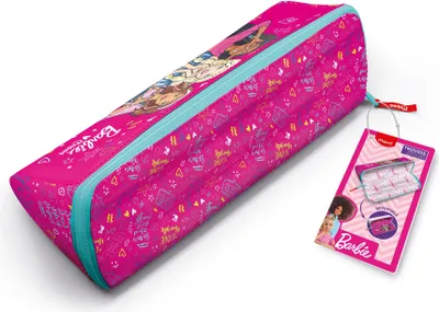 Zdjęcie produktu dla Maped 931915, Miękki piórnik, Wielobarwny, Wzór, Dziewczyna, Barbie, 230 mm