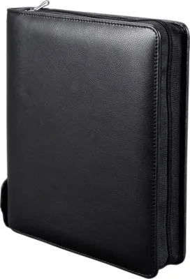 Produktbild von Managerplaner, DIN A5, Nappaleder, schwarz, Außenmaße: 26 x 21 x 4,5 cm