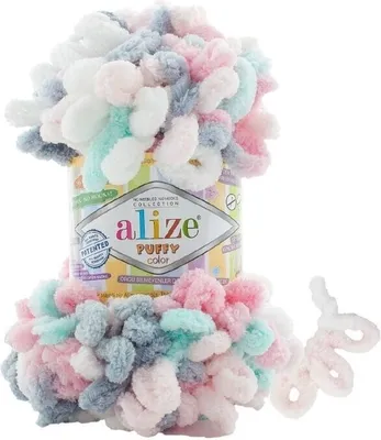Produktbild von Alize Puffy Color 6529 Strickgarn