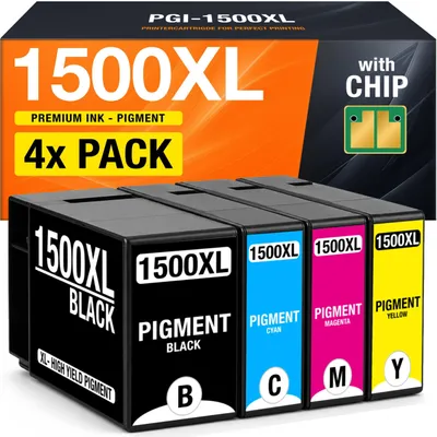 Obrázok produktu pre Kompatibilné atramentové kazety pre tlačiarne Canon PGI-1500XL, balenie 4 kusy
