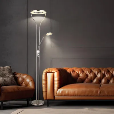Produktbild von LED Stehleuchte, Leseleuchte flexibel, Dimmer, H 194 cm