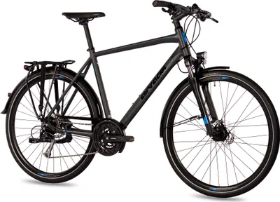 Produktbild von Airtracks Herren Trekking Fahrrad 28 Zoll TR.2845 Alivio 24 Schwarz(60cm (Körpergröße 185-195cm))