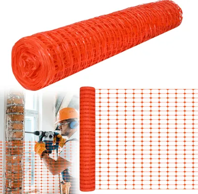 Obrázek produktu pro XMTECH 1x30m výstražná síť bezpečnostní síť záchytná síť plastové pletivo plot stavební plot bezpečnostní síť jelení plot bariéra plot bezpečnostní plot síť oranžová