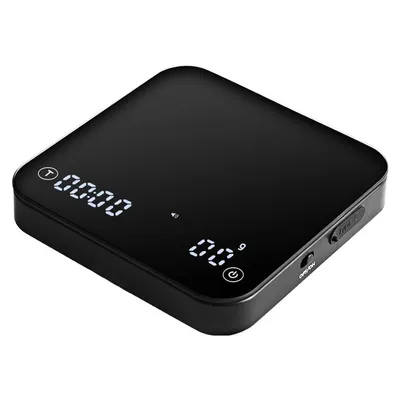 Produktbild von Mini-Kaffeewaage,wiederaufladbar,präzise bis 2 kg/0,1g,ideal für Espresso und Handfilter,tragbare digitale Küchenwaage
