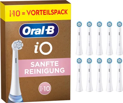 Produktbild von Oral-B iO Sanfte Reinigung Aufsteckbürsten â ORIGINAL Zahnbürstenaufsatz für