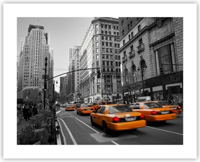 Produktbild von Poster - Poster ohne Rahmen - Amerika New York City Straße - 50x40 cm - Wand Bild - Wanddeko - Wandbilder - Kunstposter - Wandposter - Bilder - Kunstdruck - Wanddekoration - Wandbild - P2XAA50x40-0445