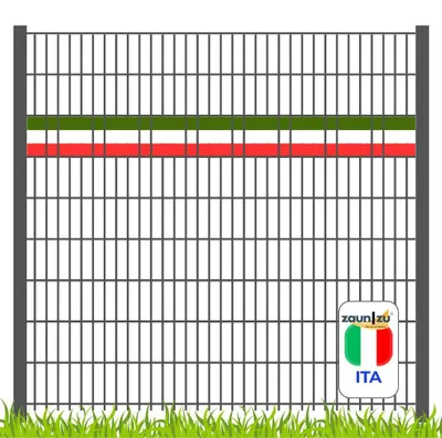 Produktbild von zaun|zu Sichtschutzstreifen Italien für Doppelstabmattenzaun Akzentstreifen