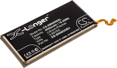 Immagine prodotto di TECHTEK Batteria compatibile con [Samsung] Crown, Galaxy Note 9, Galaxy Note 9 Duos, Galaxy Note 9 TD-LTE, Note 9 Duos TD-LTE, SGH-N058, SM-N9600, SM