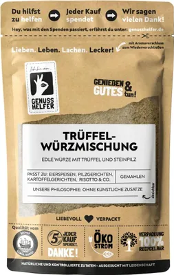 Produktbild von Trüffelwürzmischung, edles Trüffelsalz mit Steinpilz, 100g