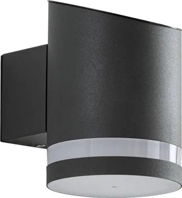 Produktbild von Lindby LED-Solar-Außenwandleuchte Bentlas, anthrazit, IP44